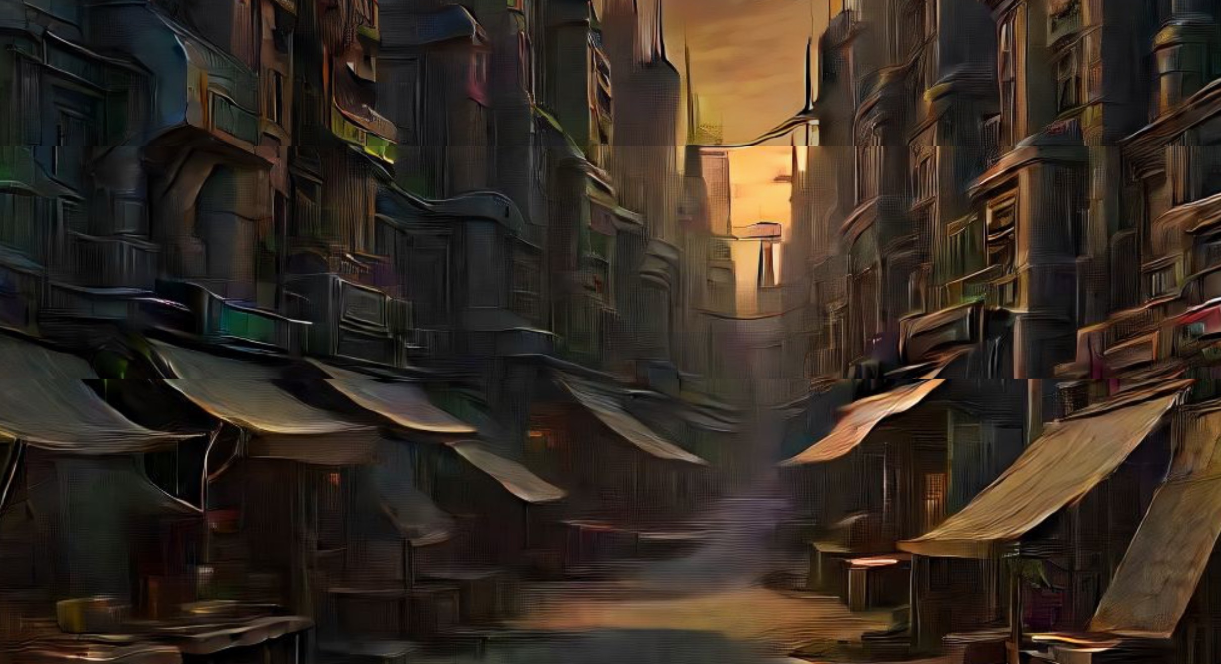 SD-SPIF generated responsive city visual